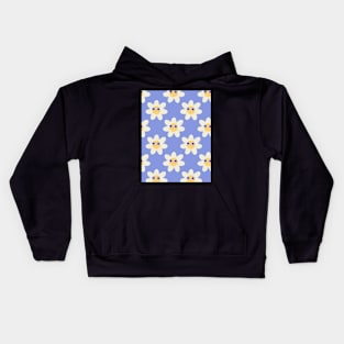 Seamless groovy daisy pattern Kids Hoodie